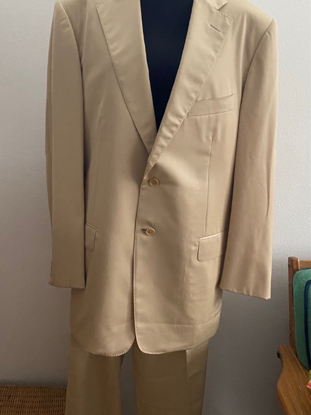 Pal Zileri, Gruppo For All, Made in Italy, Wool/Rayon Suit, Size 52R EU, 42R US - Picture 12 of 16